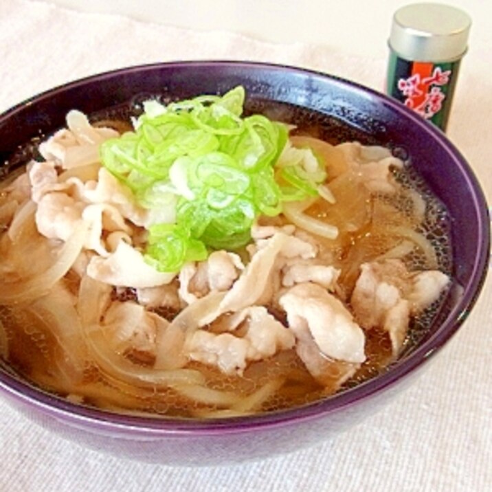 ✿こってり肉うどん✿